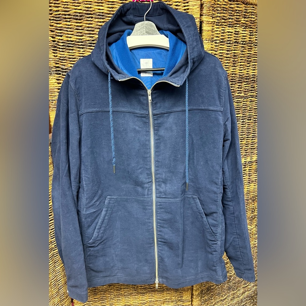 GAP x Steven Alan- Classic Blue Jacket Size: Large , GQ 3 N 1 Parka, Blue